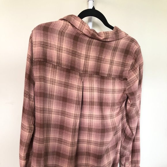 American Eagle Soft Boyfriend Fit Flannel - Picture 2 of 2